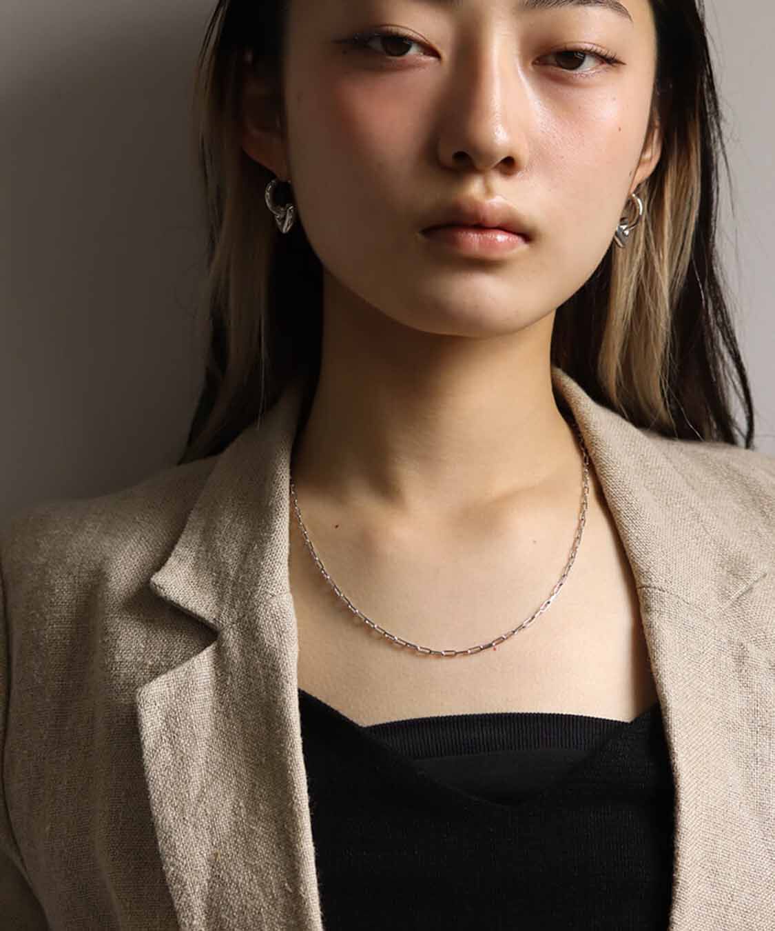  「ペーパークリップ ロング チェーン ネックレス 50cm | SV925 〈2026 SUMMER COLLECTION〉」|ネックレス|