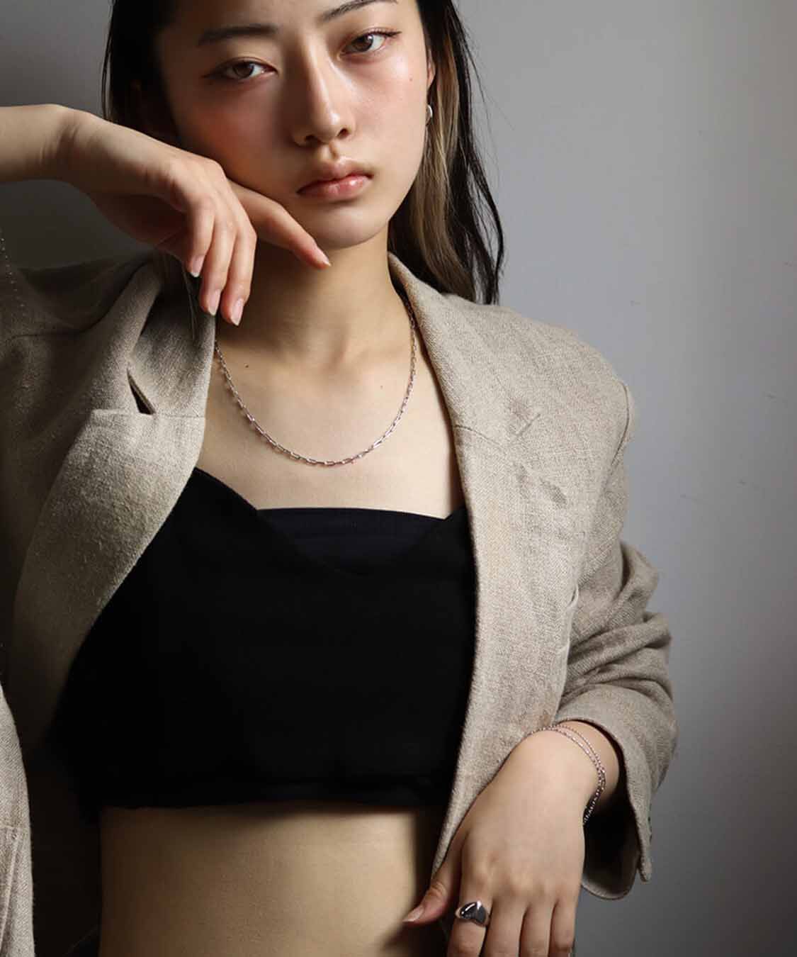  「ペーパークリップ ロング チェーン ネックレス 50cm | SV925 〈2026 SUMMER COLLECTION〉」|ネックレス|