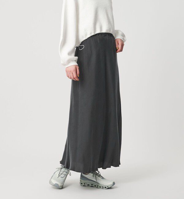 BEAUTY&YOUTH UNITED ARROWS「フィブリルキュプラ マーメイドスカート」|スカート|DK.GRAY