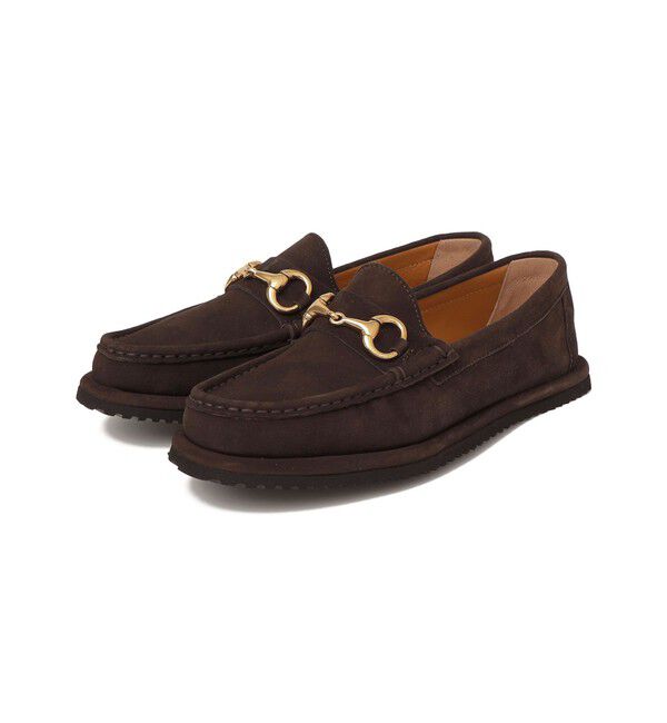 SHIPS for women「CORSO ROMA:ソール ビット ローファー（Vibram）」|ローファー|ブラウン
