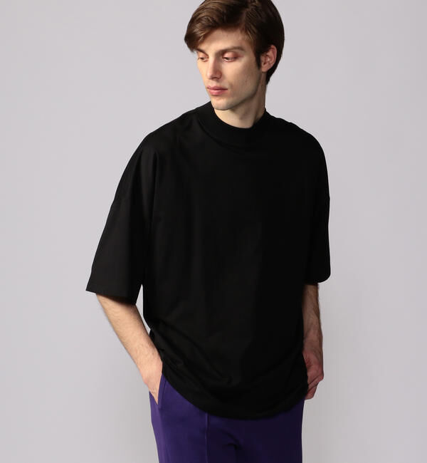 CABaN「CABaN コットン ビルドネックTシャツ」|Tシャツ・カットソー|
