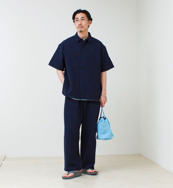 GLOSTER「【UNIVERSAL OVERALL】Summer knit purse」|ショルダー・メッセンジャー|