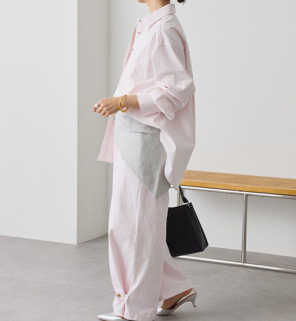  「【春の気分を高める】ガーメントダイコットンツイルパンツ」|チノ|
