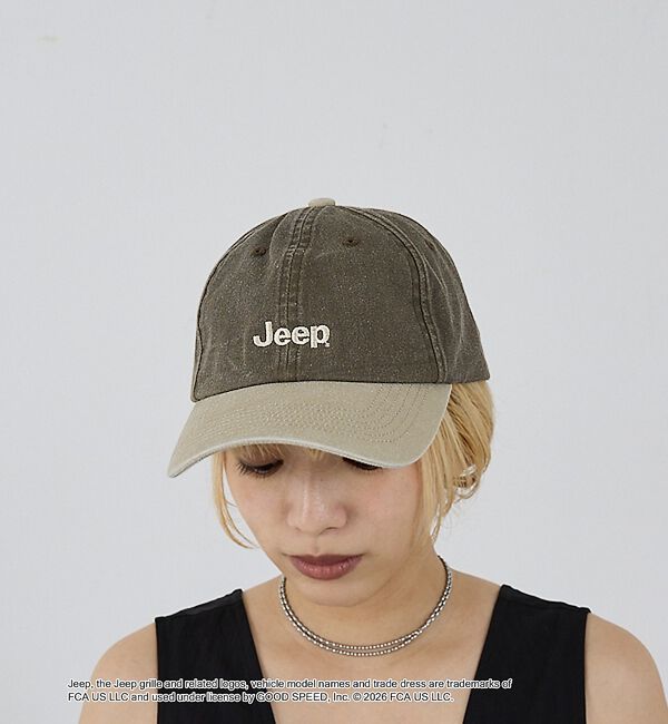 NOMINE「【GOOD ROCK SPEED】Jeep(R) ロゴ刺繍 キャップ ツートンカラー」|その他|ベージュ