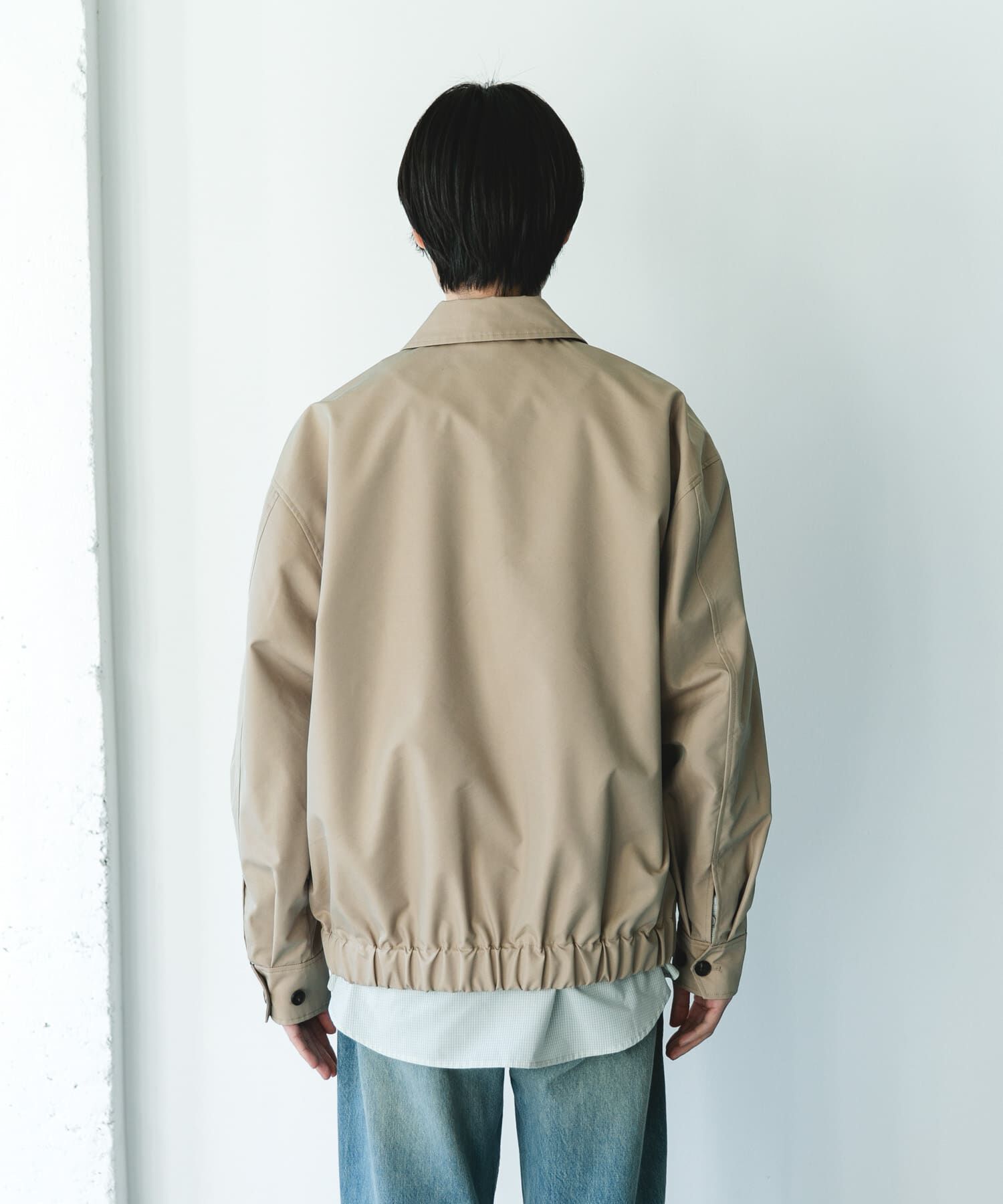URBAN RESEARCH DOORS「ヘムシャーリング フルジップ ブルゾン」|ブルゾン・スタジャン|