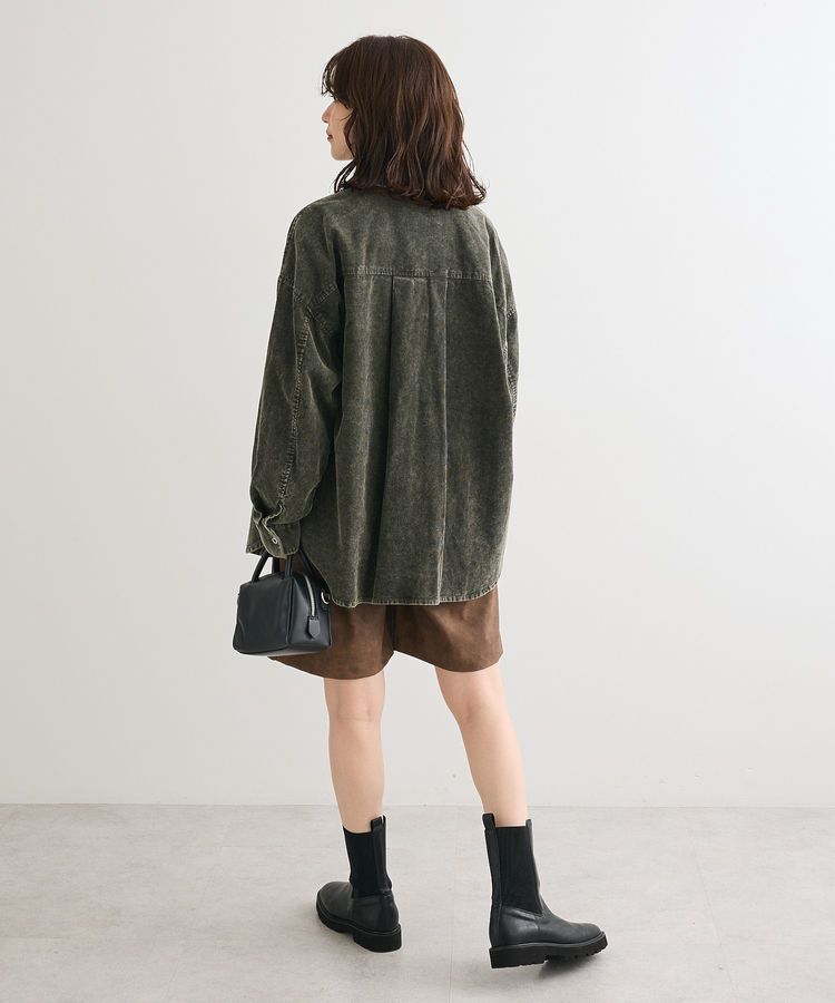 Green Parks「・ELENCARE DUE ケミカルコーデュロイシャツ」|シャツ・ブラウス|
