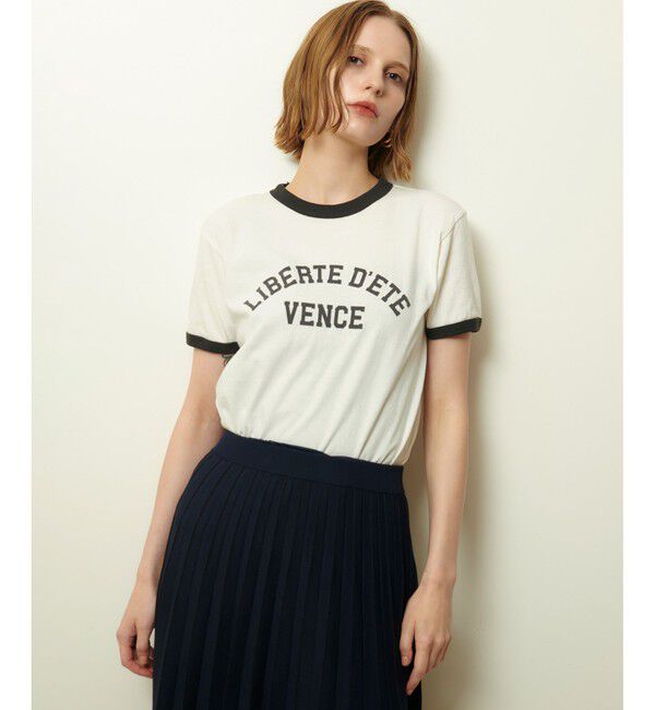allureville「ヴィンテージライクリンガーＴシャツ」|Tシャツ・カットソー|ブラック