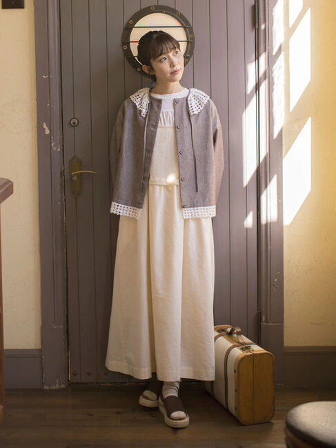 Samansa Mos2「【ゆべし&times;Samansa Mos2】襟取り外しブラウス」|シャツ・ブラウス|