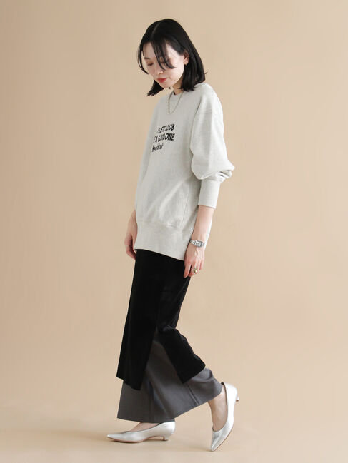 sm2rhythm「【Healthknit】ロゴクルーネックプルオーバー」|Tシャツ・カットソー|