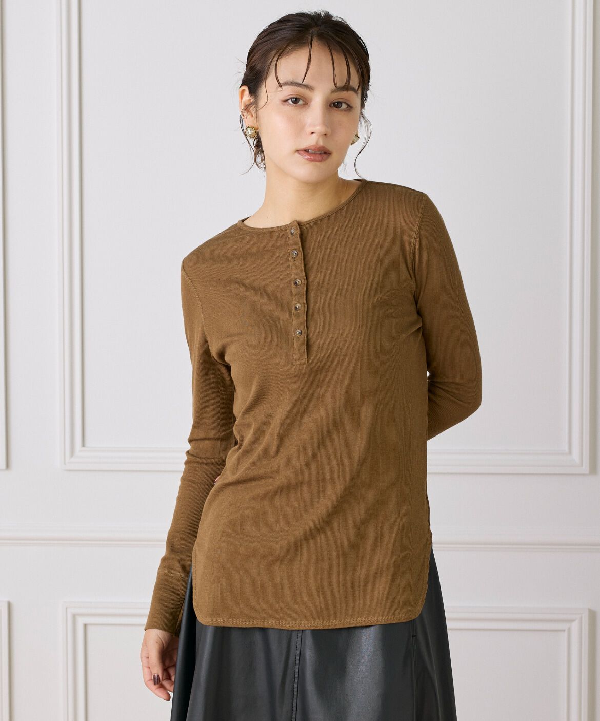 DAY by DAY it&rsquo;s international「ランダムテレコヘンリーネックプルオーバー」|Tシャツ・カットソー|キンチャ5