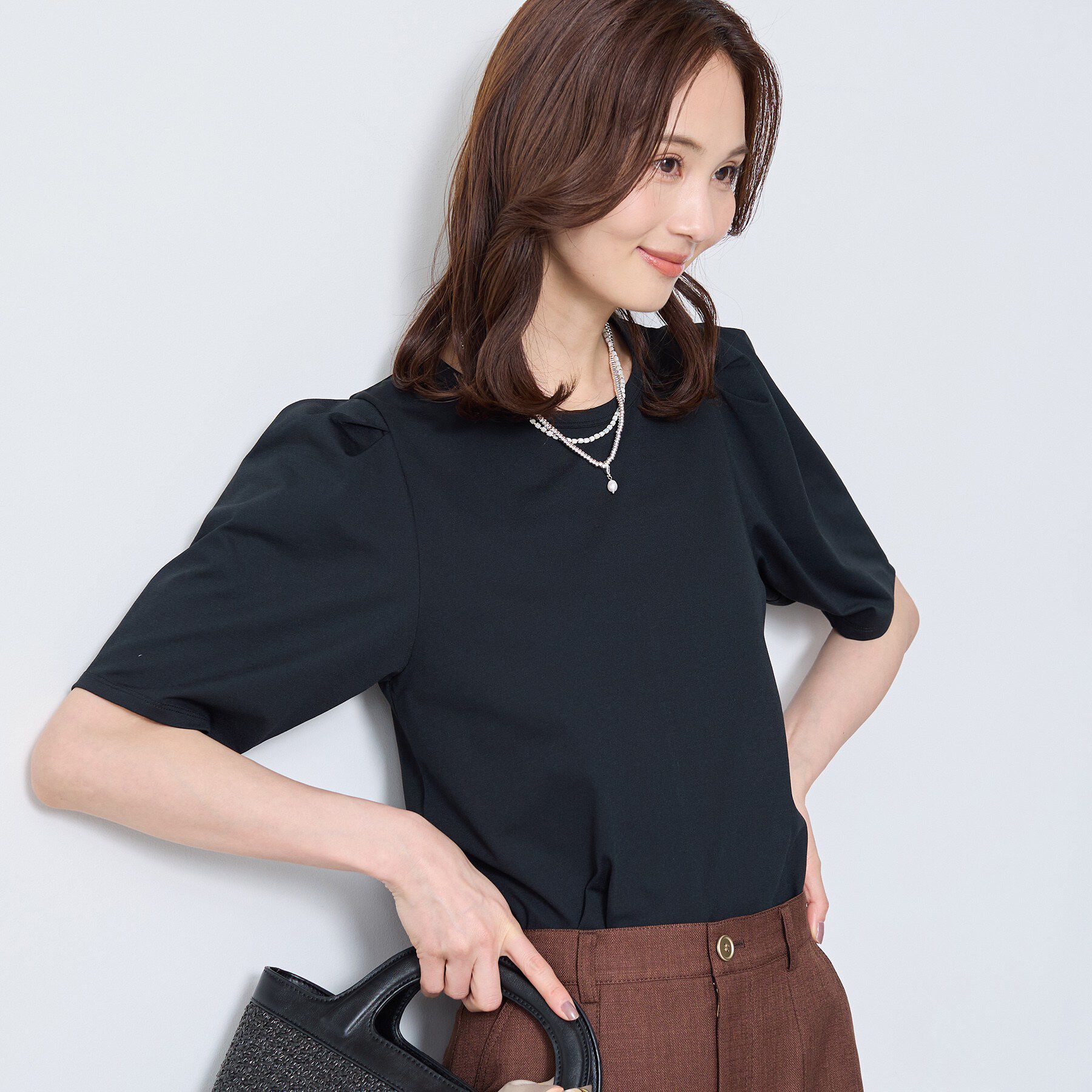 Reflect「【UVカット／接触冷感／吸水速乾】デザインスリーブプルオーバー」|Tシャツ・カットソー|