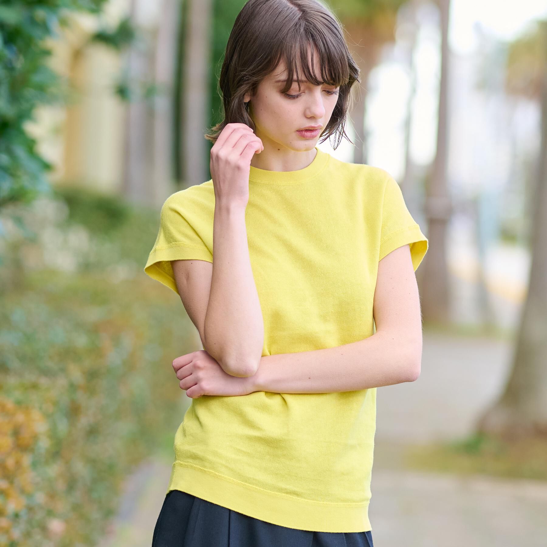 DRESSTERIOR「【毎年人気！／ウォッシャブル】リネン裏毛フレンチプルオーバー」|Tシャツ・カットソー|