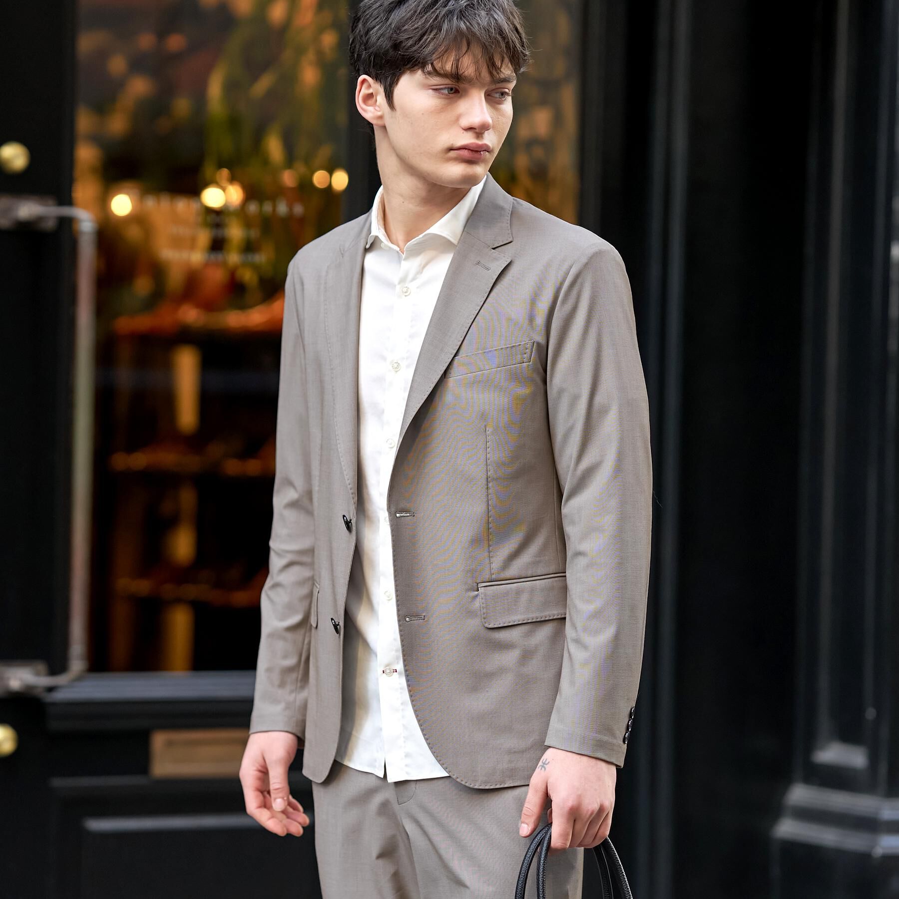 DRESSTERIOR「【セットアップ可/MonoMax4月号掲載/Safari5月号掲載】CARREMAN ストレッチジャ」|テーラードジャケット|