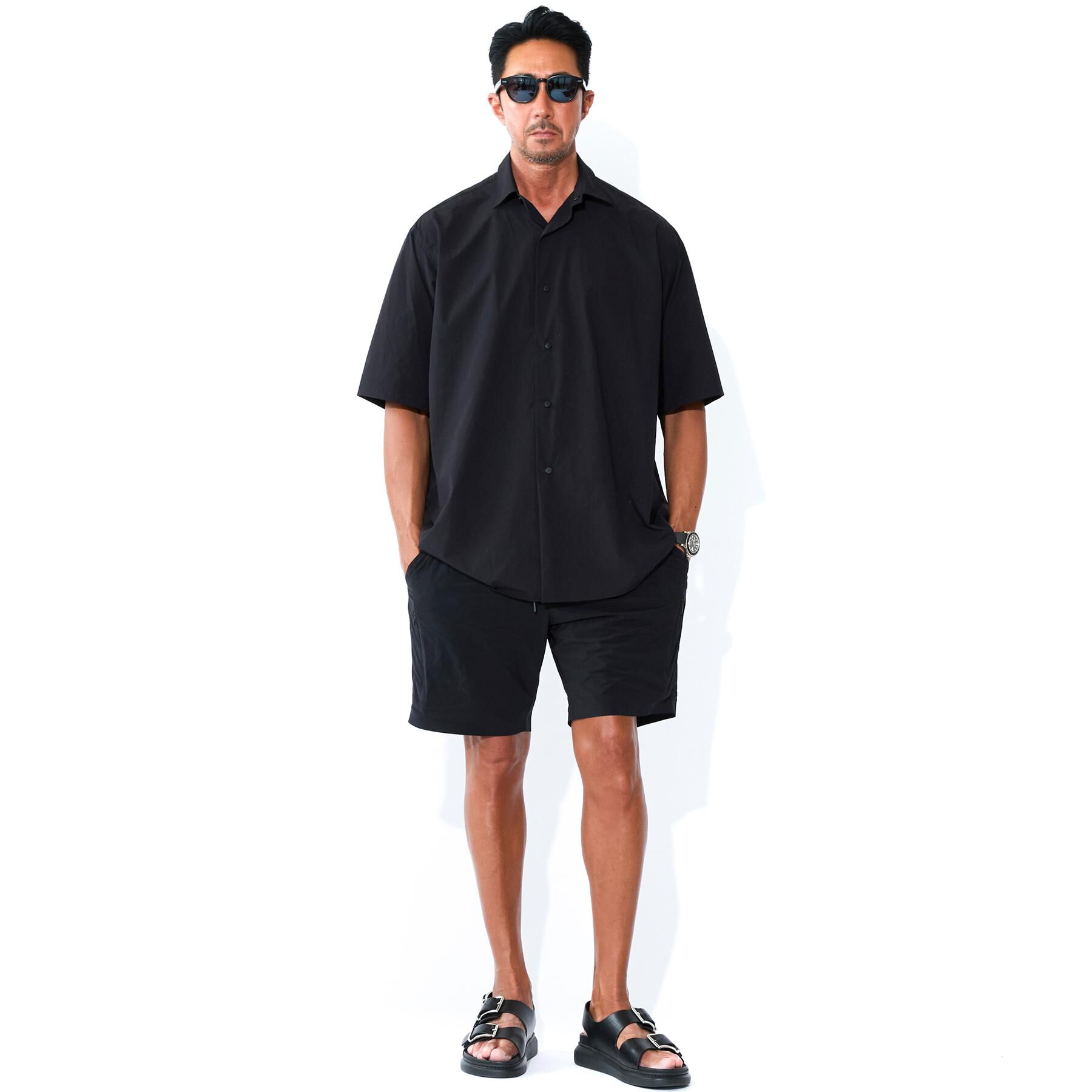 DRESSTERIOR「【干場義雅&times;K－3B&times;DRESSTERIOR/ウォッシャブル】ストレッチハーフパンツ」|その他|