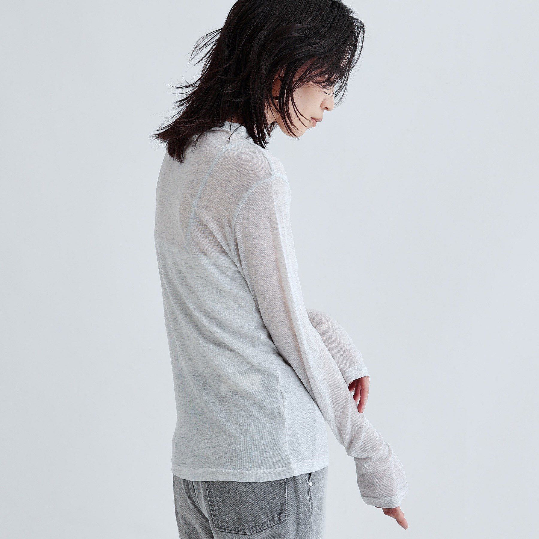 GALLEST「メロウラインシアートップス」|Tシャツ・カットソー|