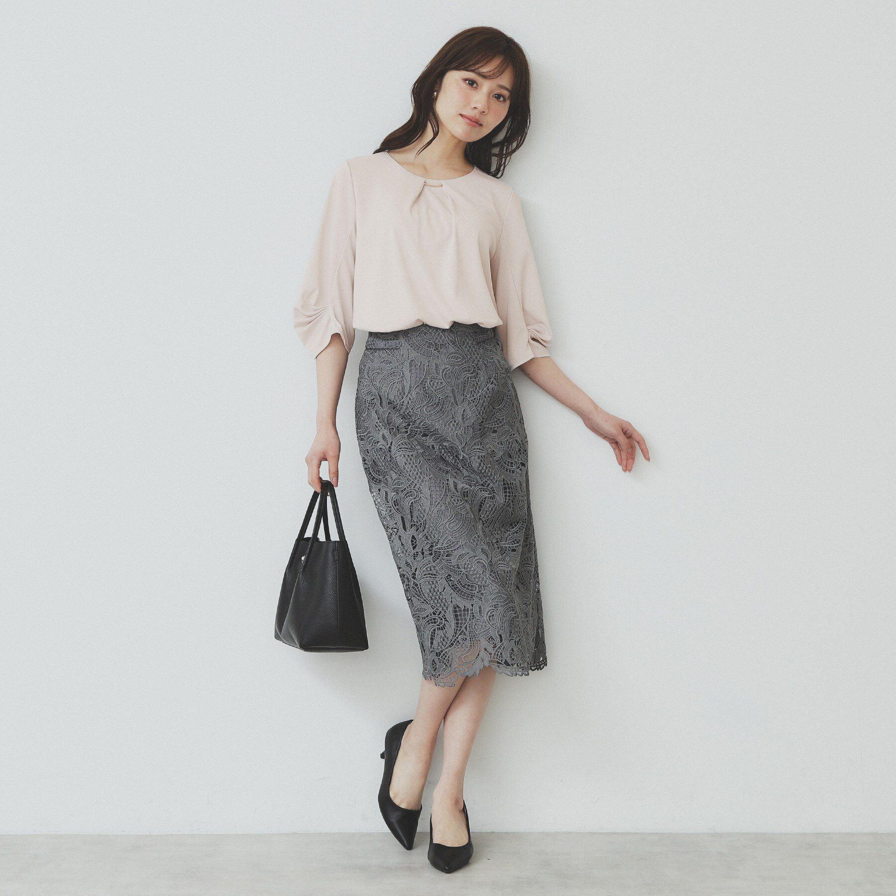 index「《5color》タックスリーブプルオーバー【UV／吸水速乾／接触冷感／洗濯機洗い可】」|Tシャツ・カットソー|