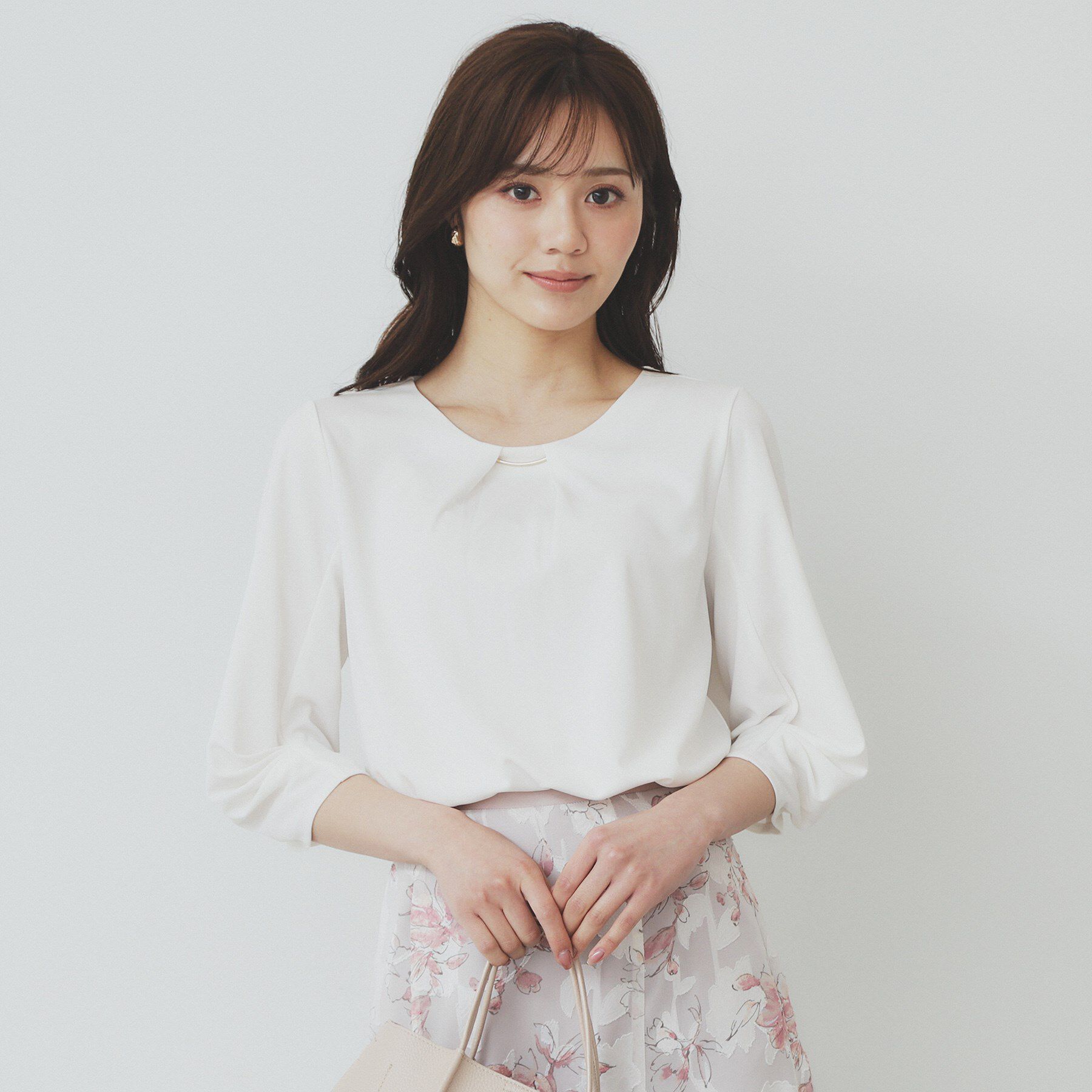 index「《5color》タックスリーブプルオーバー【UV／吸水速乾／接触冷感／洗濯機洗い可】」|Tシャツ・カットソー|