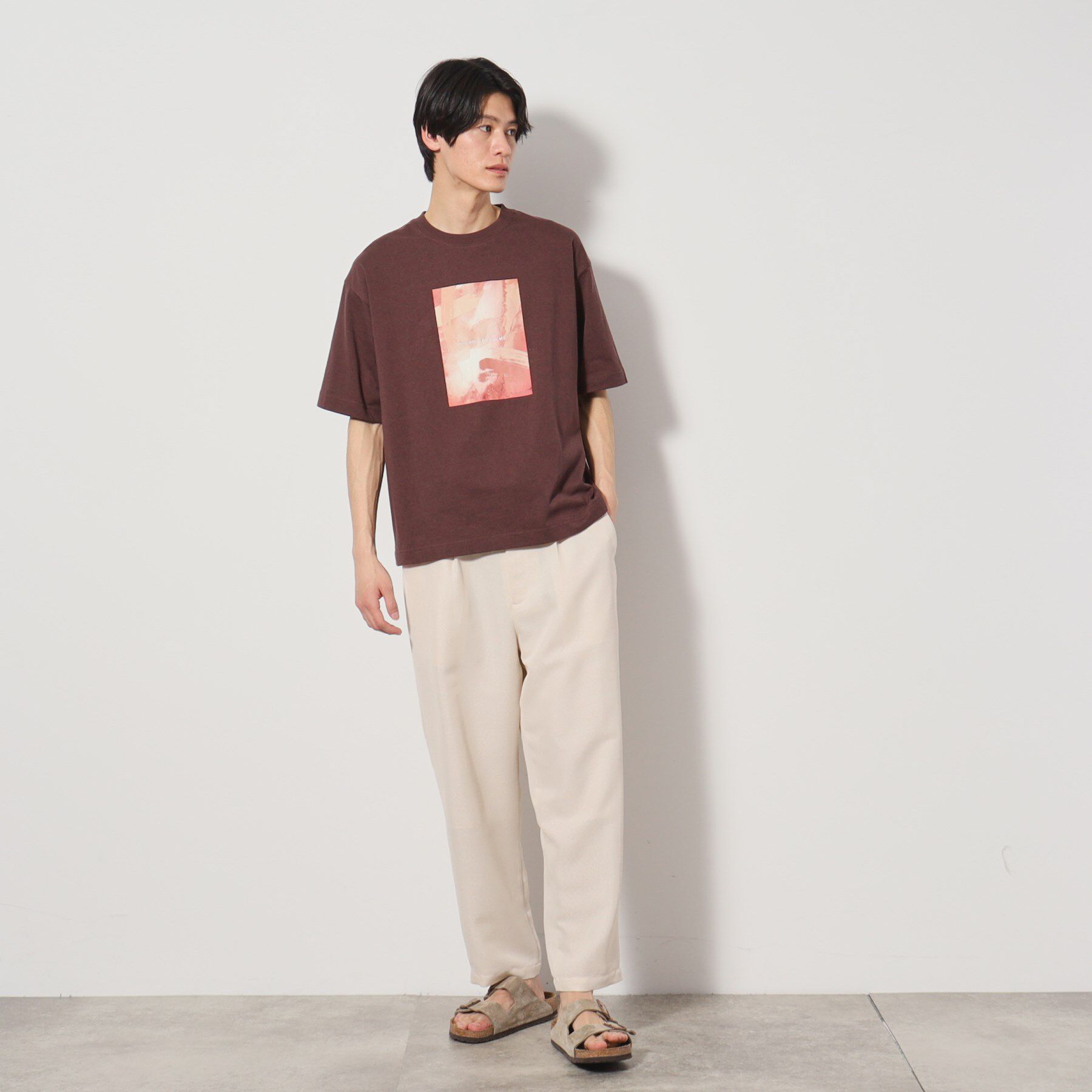 THE SHOP TK「パナマメッシュ ワイドパンツ セットアップ可」|その他|