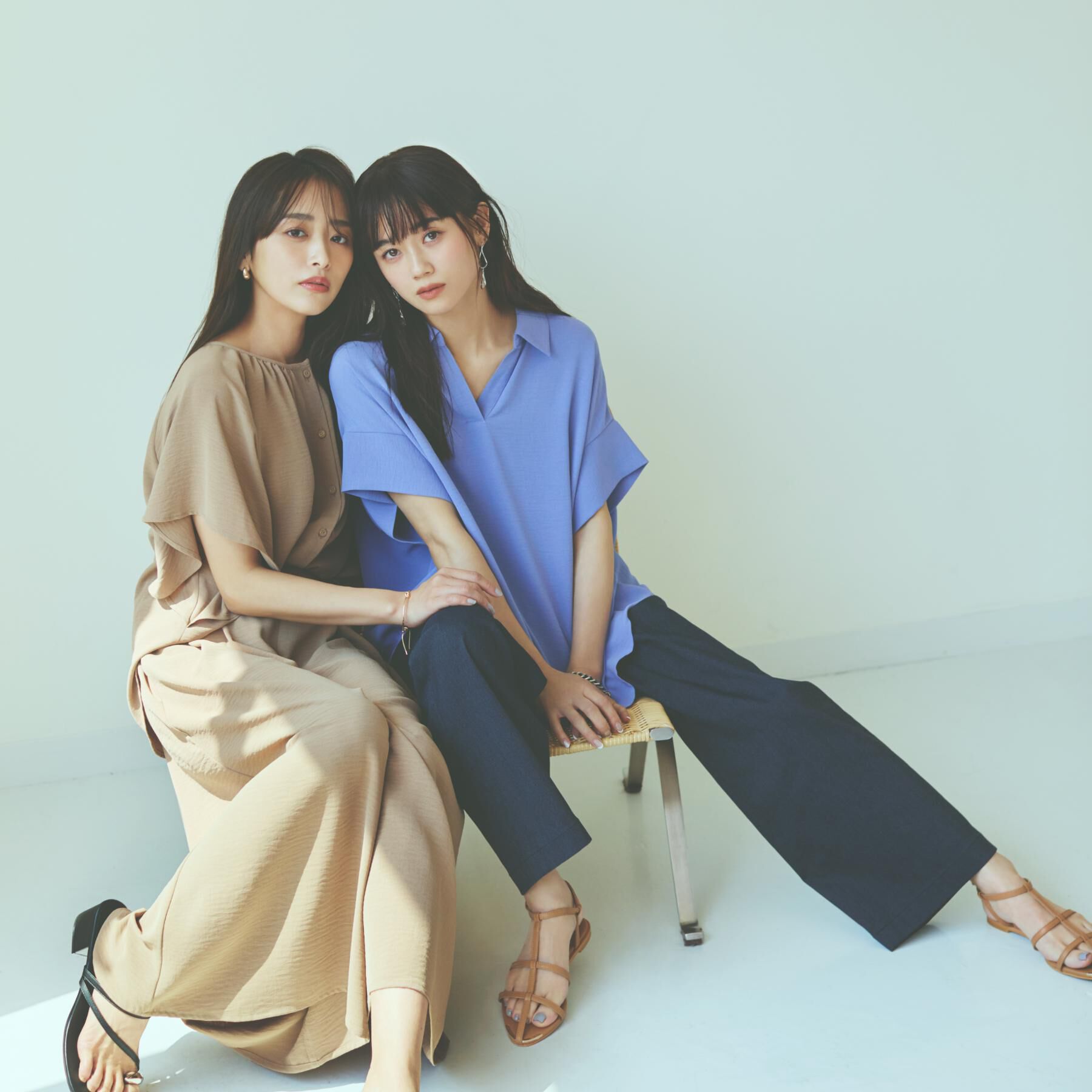 THE SHOP TK「袖フレアブラウス【防シワ／接触冷感／洗濯機OK/セットアップ可】」|シャツ・ブラウス|