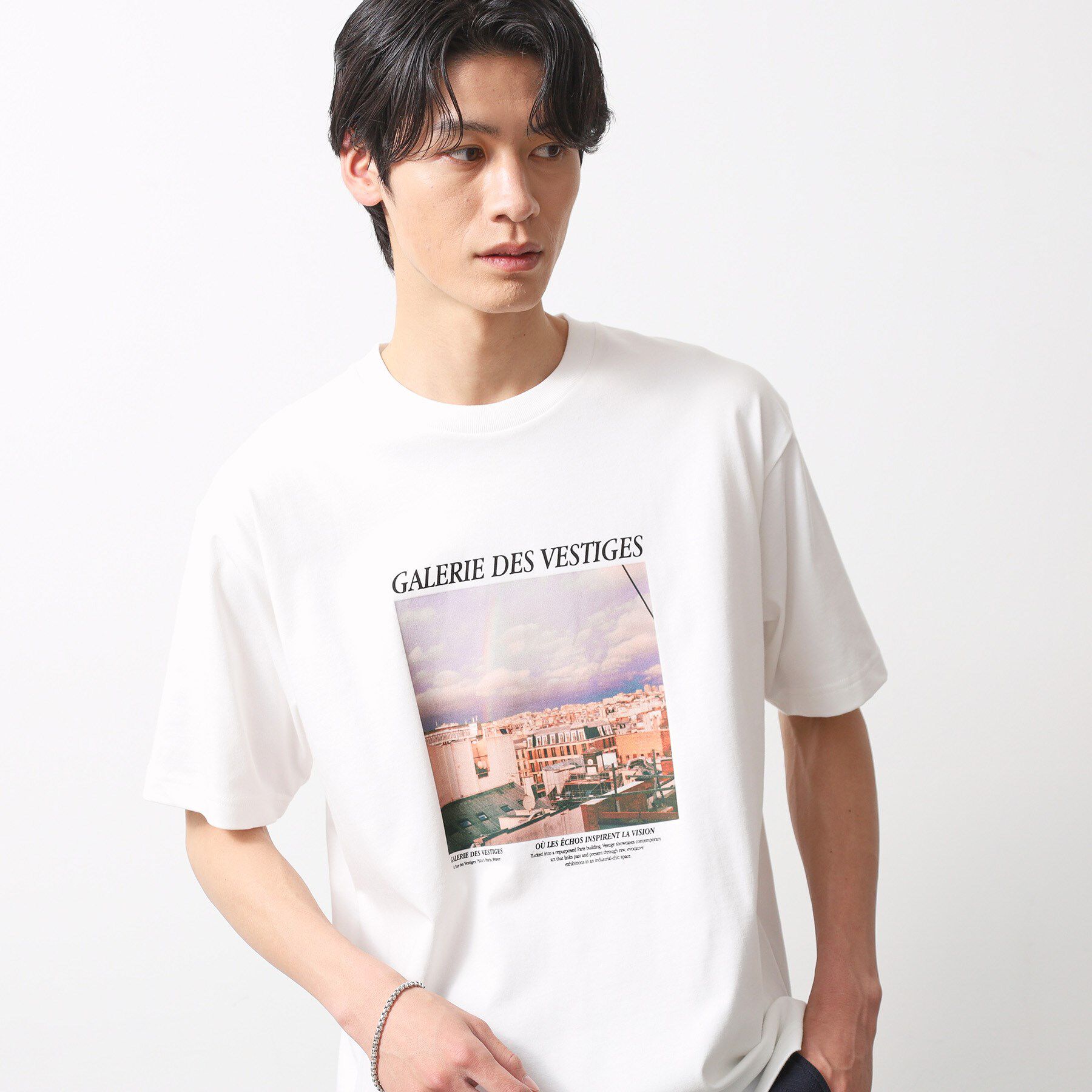 THE SHOP TK「【旅するTシャツ】フォトプリント 洗濯機OK/サスティナブル」|Tシャツ・カットソー|オフホワイト(003