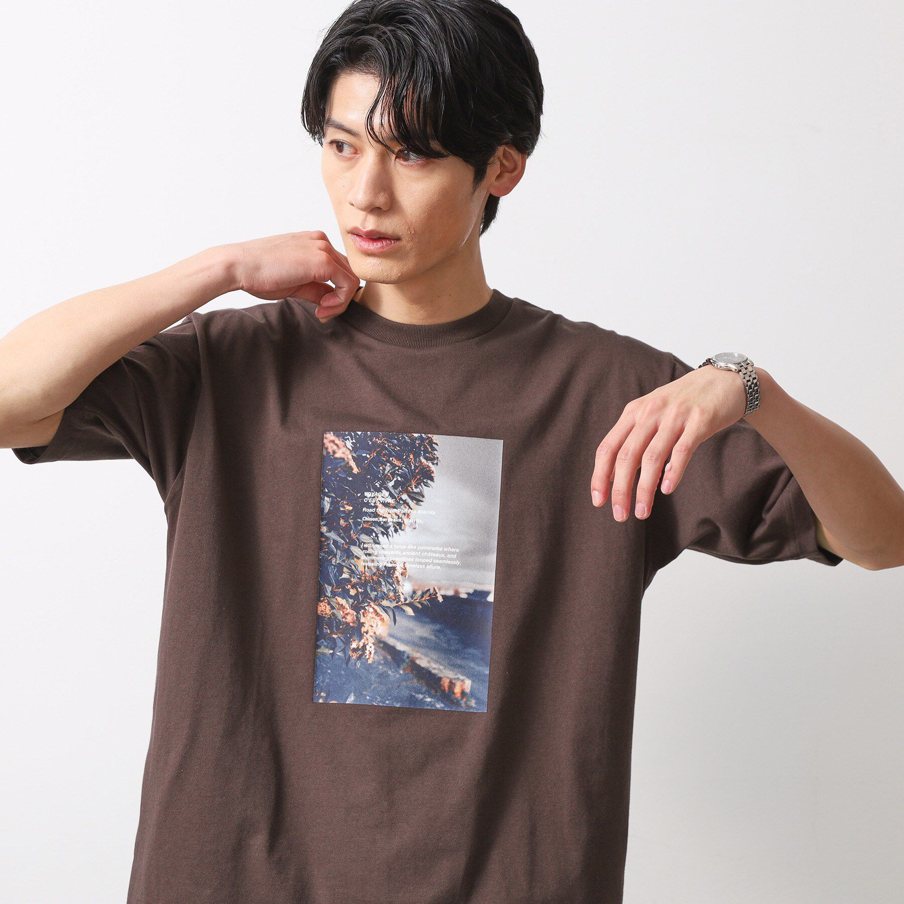 THE SHOP TK「【旅するTシャツ】フォトプリント 洗濯機OK/サスティナブル」|Tシャツ・カットソー|