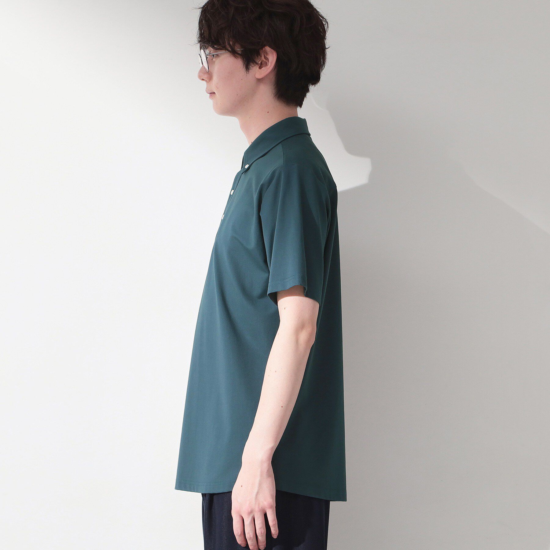 THE SHOP TK「アイス カノコポロシャツ 接触冷感／洗濯機OK」|ポロシャツ|