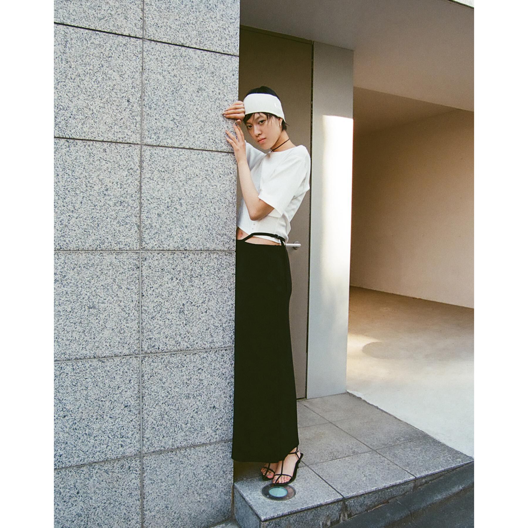 CODE A「【ReRe】easy－fit long skirt」|スカート|