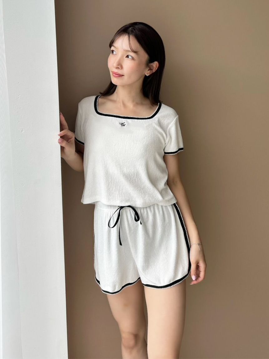SNIDEL HOME「【WEB限定】【セット商品】【SorbetLight】【接触冷感】パイルセットアップ」|ルームウェア|