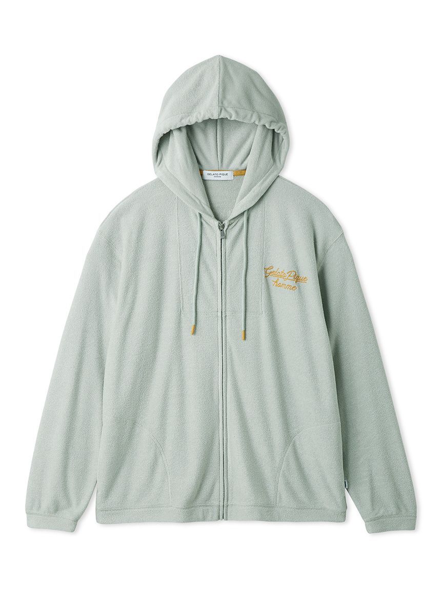 GELATO PIQUE HOMME「【HOMME】【接触冷感】【UVカット】パイルワンポイントロゴ刺?パーカ」|パーカー|MNT