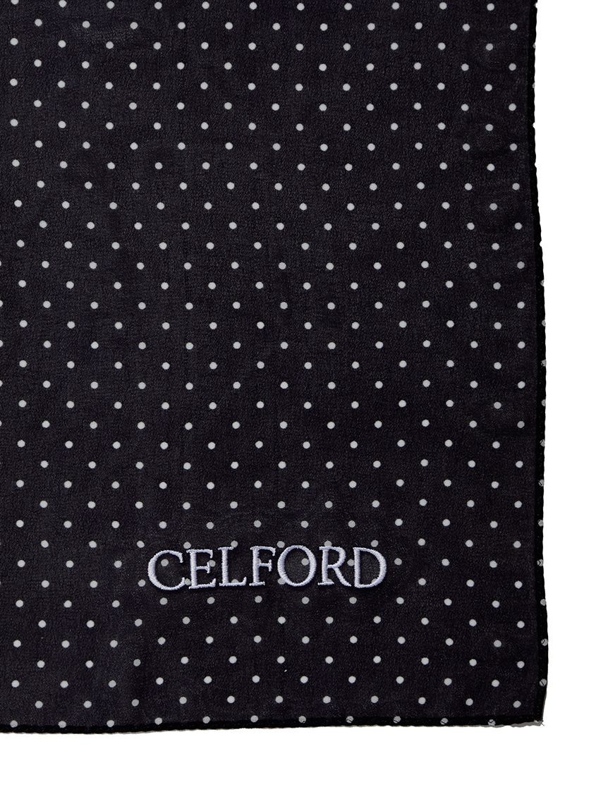 CELFORD「ドットプリント大判スカーフ」|バンダナ・スカーフ|