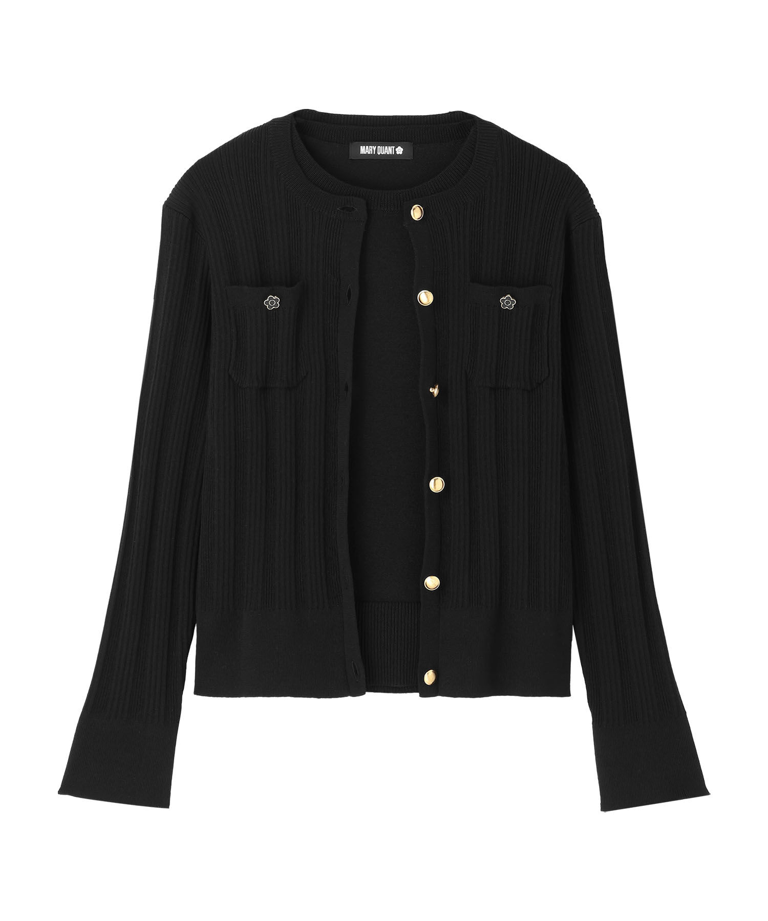 MARY QUANT「ゴールドボタン アンサンブル」|カーディガン|