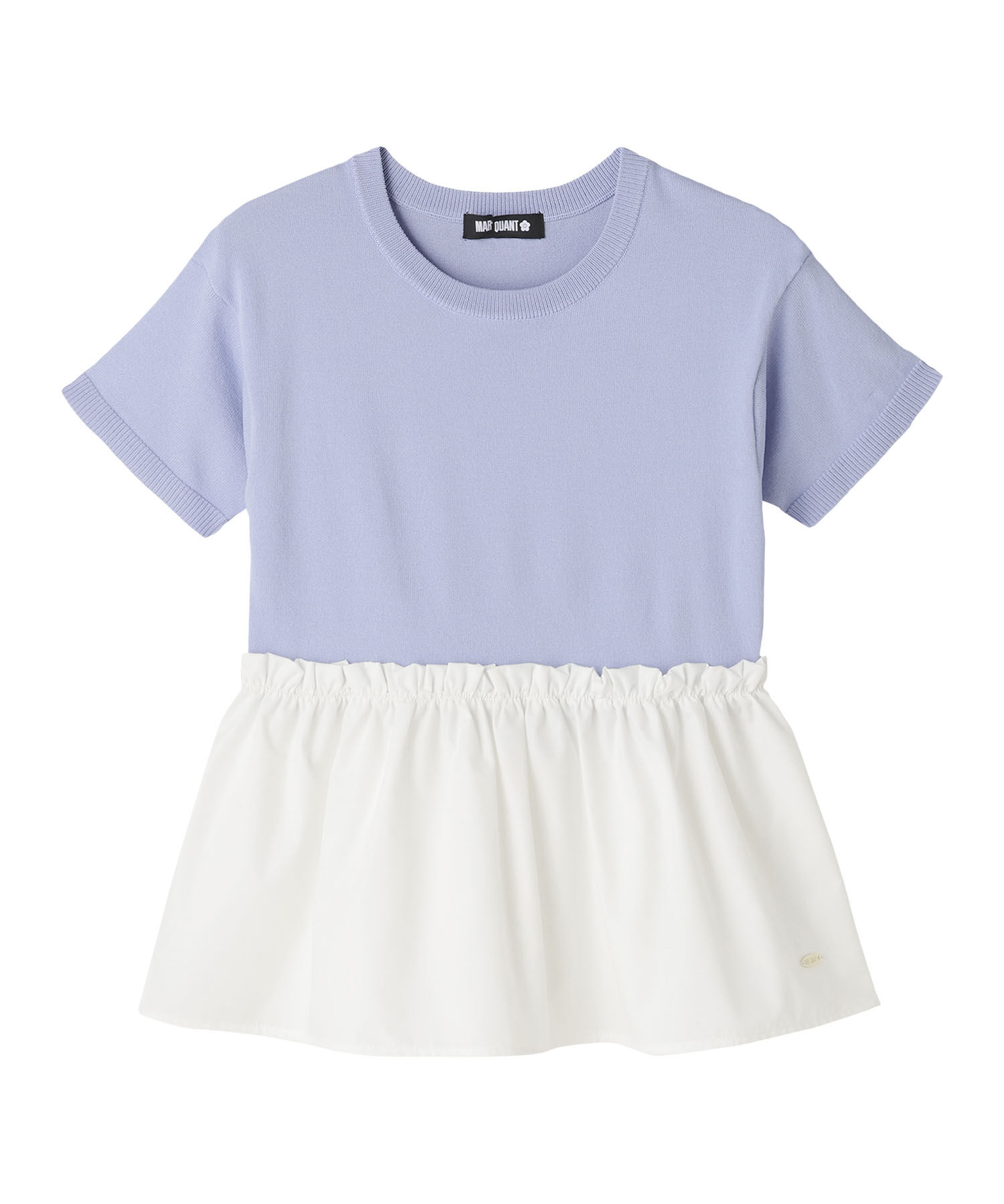MARY QUANT「ペプラムドッキングニット プルオーバー」|Tシャツ・カットソー|