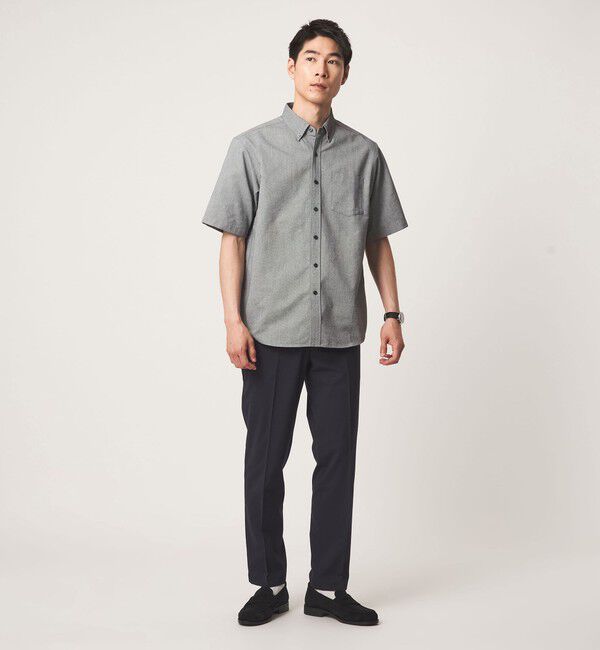 UNITED ARROWS green label relaxing「【WEB限定】JUST fit オックスフォード ボタンダウン 半袖 シャツ」|シャツ・ブラウス|