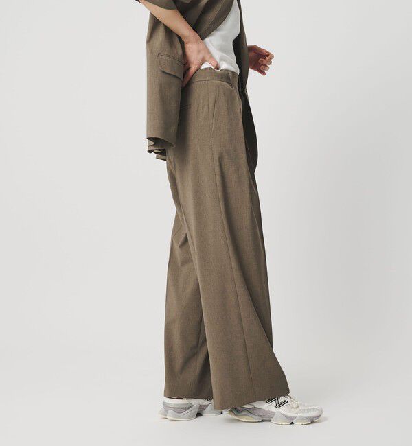 BEAUTY&YOUTH UNITED ARROWS「2タック ワイドパンツ 吸水速乾 防シワ ウォッシャブル」|その他|