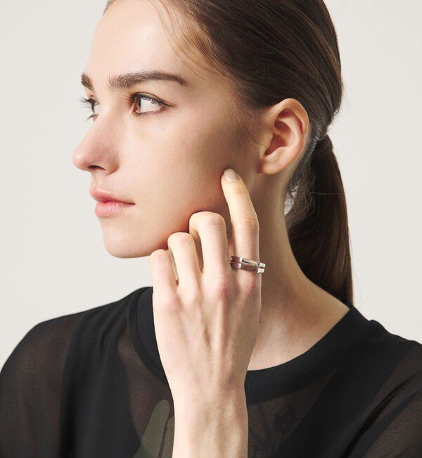 BEAUTY&YOUTH UNITED ARROWS「＜eoa＞ストーン ダブル リング」|リング|