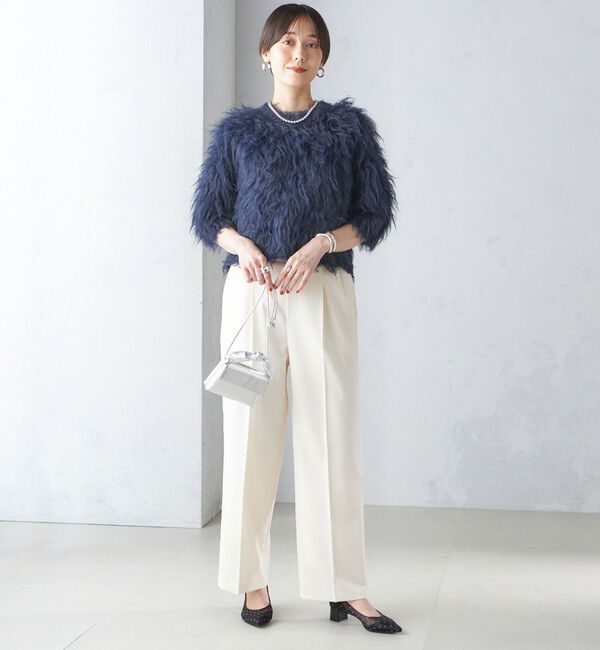SHIPS for women「〈手洗い可能〉シャギー ファー プルオーバー」|ニット・セーター|