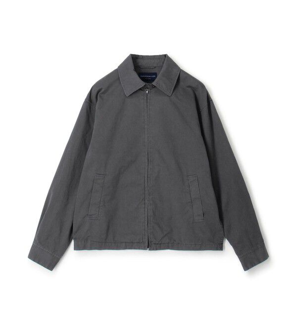 TOMORROWLAND MENS「コットンツイル ジップアップブルゾン SONDRIO」|ブルゾン・スタジャン|17 チャコールグレー