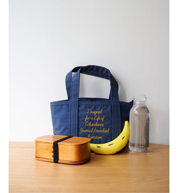 journal standard Furniture「JSF LUNCH BAG STITCH　ランチバッグ」|トートバッグ|ネイビー
