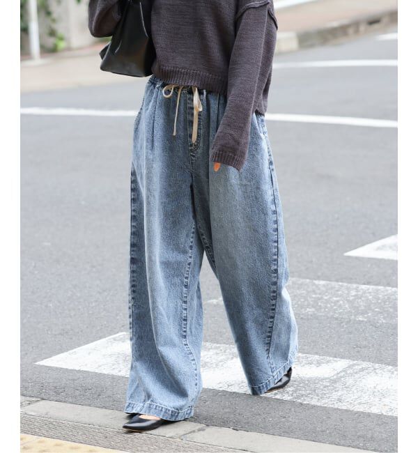 JOURNAL STANDARD「《WEB限定追加3》イージーデニムワイドパンツ」|デニム|