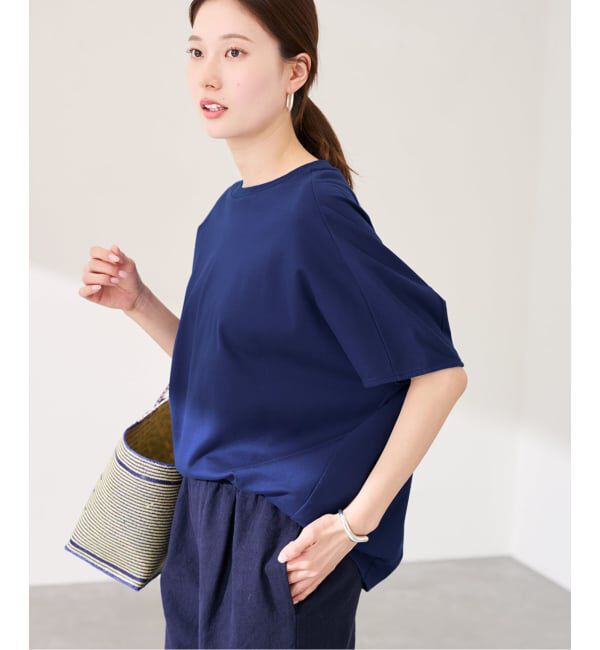 FRAMeWORK「≪一部カラーWEB限定 / 追加≫スムースコクーンプルオーバー」|Tシャツ・カットソー|ブルー A