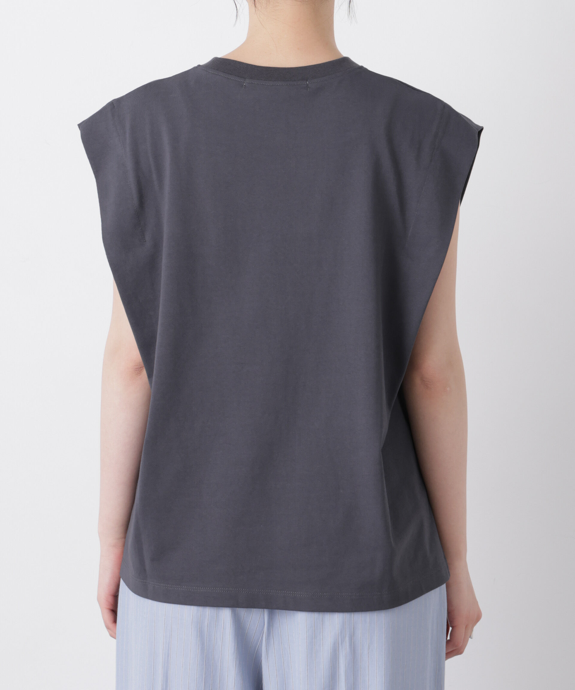 nano･universe「近赤外線&UVカット・吸水速乾機能 タックデザイントップス」|Tシャツ・カットソー|
