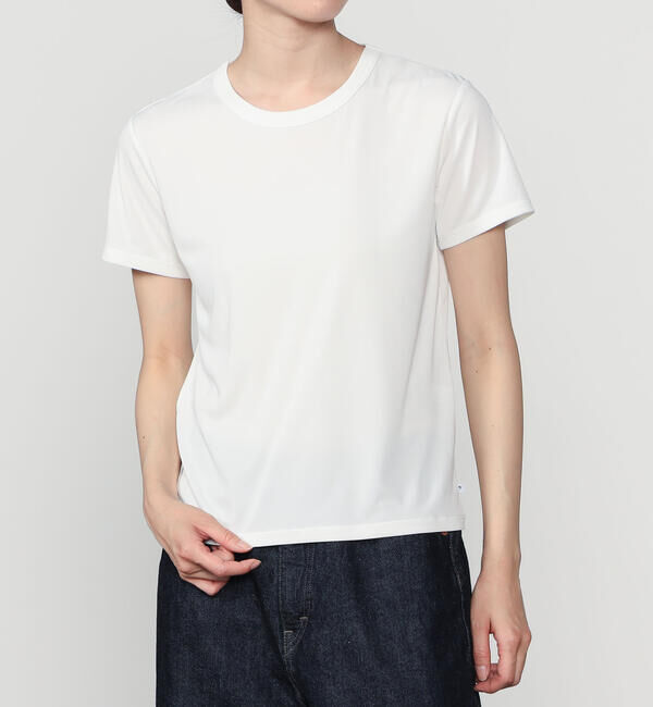  「NEUTRALWORKS. | 〈別注〉クルーネック 半袖Tシャツ WOMEN」|Tシャツ・カットソー|WHITE
