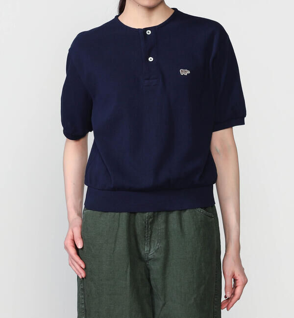  「SCYE BASICS | 〈別注〉コットンピケ ヘンリーネックTシャツ WOMEN」|Tシャツ・カットソー|