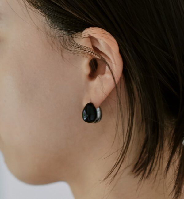  「ドロップモノトーンピアス」|ピアス|
