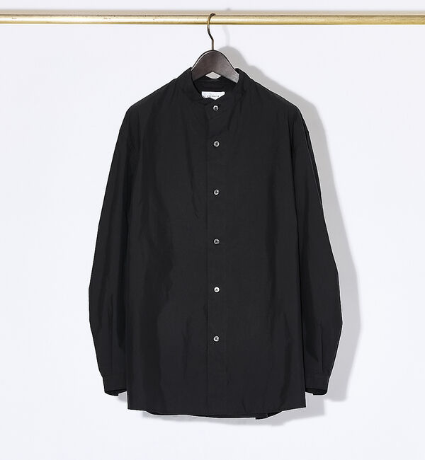 ABAHOUSE「【セットアップ対応】シャンブレー タイプライター アトリエシャツ」|シャツ・ブラウス|ブラック