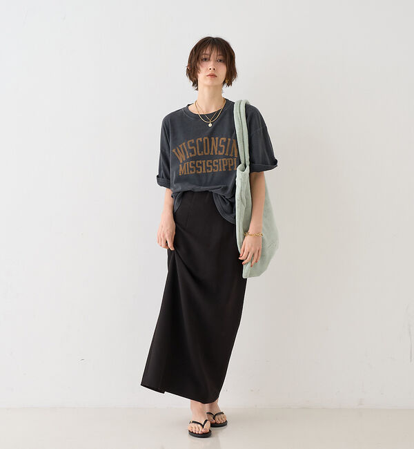 Rouge vif「【REMI RELIEF レミレリーフ】別注TEE WISCONSI ロゴTシャ」|Tシャツ・カットソー|