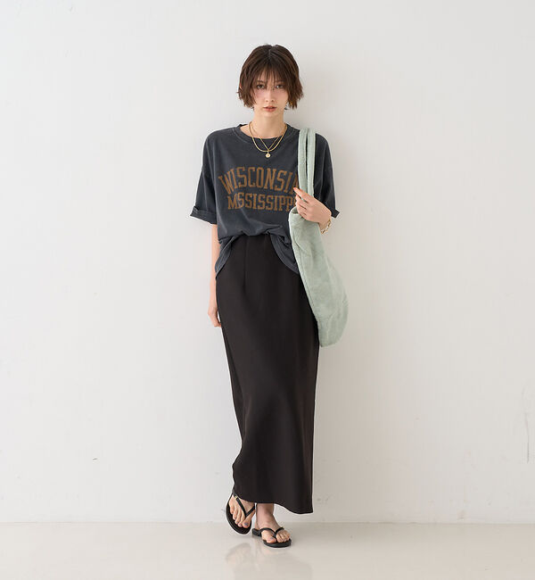 Rouge vif「【REMI RELIEF レミレリーフ】別注TEE WISCONSI ロゴTシャ」|Tシャツ・カットソー|