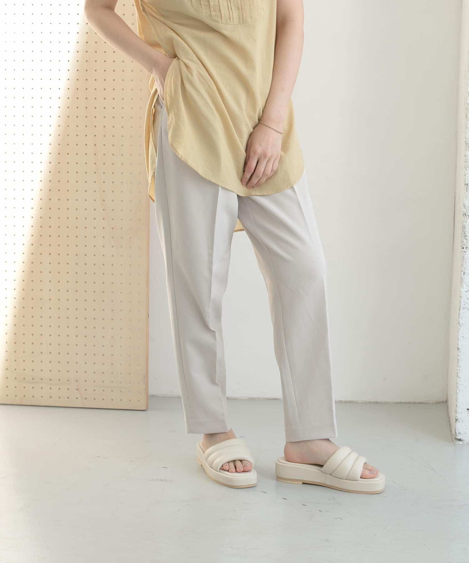  「illi　ワンタックスリムテーパードパンツ」|その他|