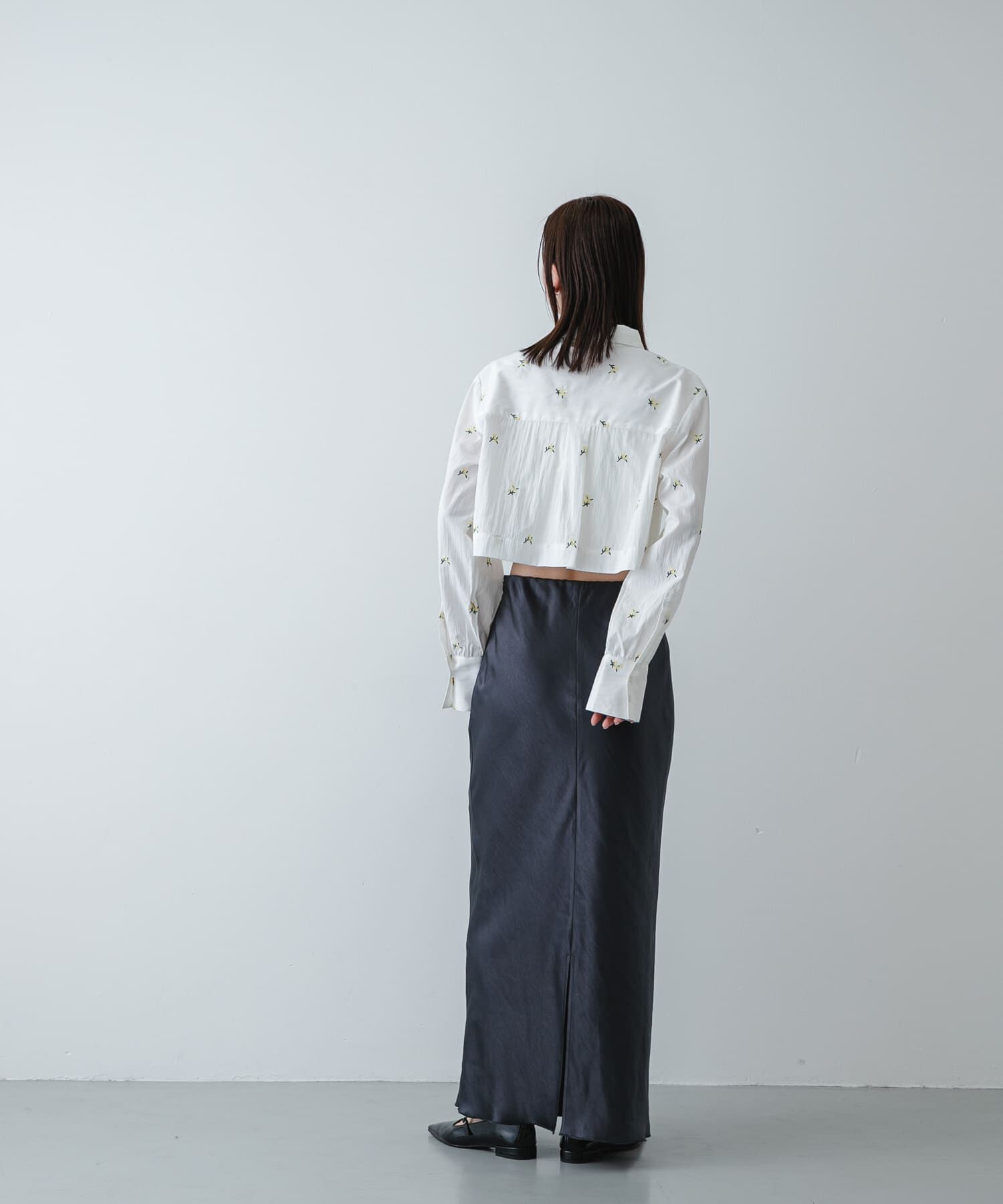 SENSE OF PLACE by URBAN RESEARCH「サテンアイラインスカート」|スカート|