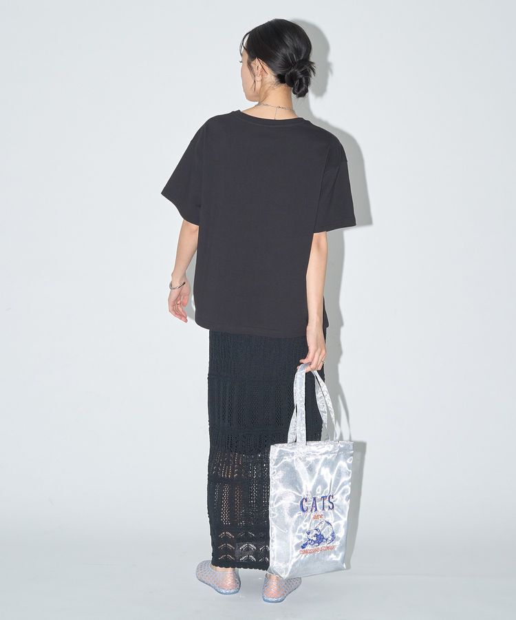 earth music&ecology「刺繍Tシャツ」|Tシャツ・カットソー|